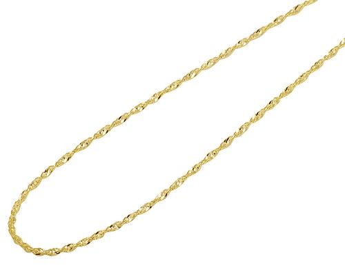 Ladies 10K Yellow Gold Singapore Chain 