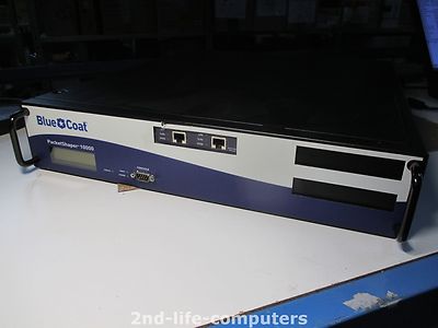 BLUE COAT PACKETSHAPER 10000 COPPER Packeteer AIO Appliance EXCLUDING MEMORY