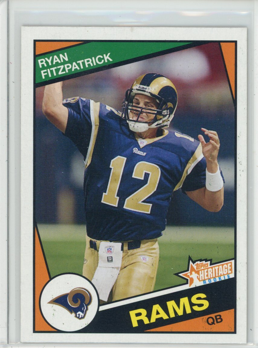 2005  Topps Heritage #282 Ryan Fitzpatrick RC