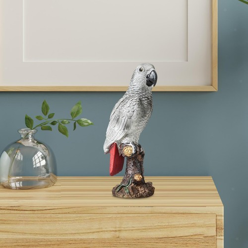 Papagei Figur süße Souvenir Garten Statue für Tisch Bücherregal Wohnzimmer - Bild 5 von 7