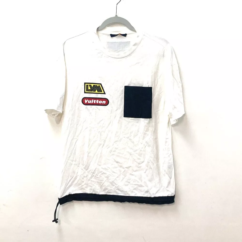 Louis Vuitton White Printed Cotton Short Sleeve Crewneck T-Shirt S Louis  Vuitton