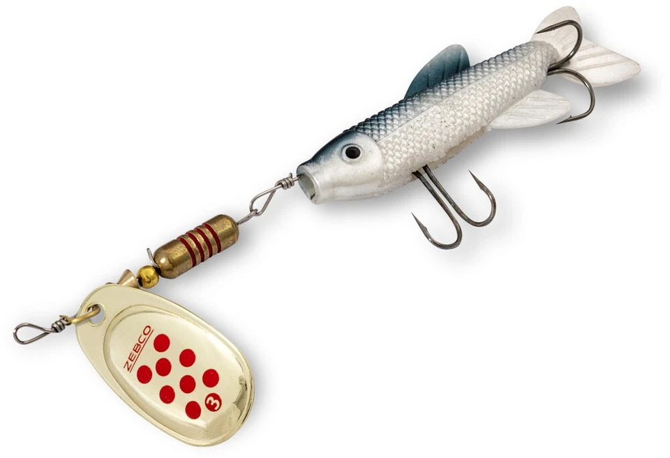 Zebco Trophy Z-Spin Minnow Hechtspinner Raubfischspinner mit Gummifisch - Bild 2 von 3