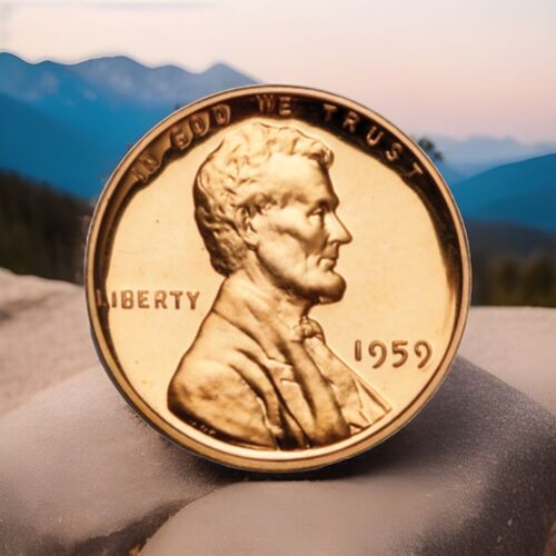 1959 Proof Red Gem Lincoln Memorial Cent Fast Free Shipping