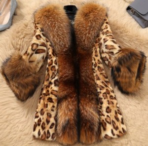plus size cheetah coat