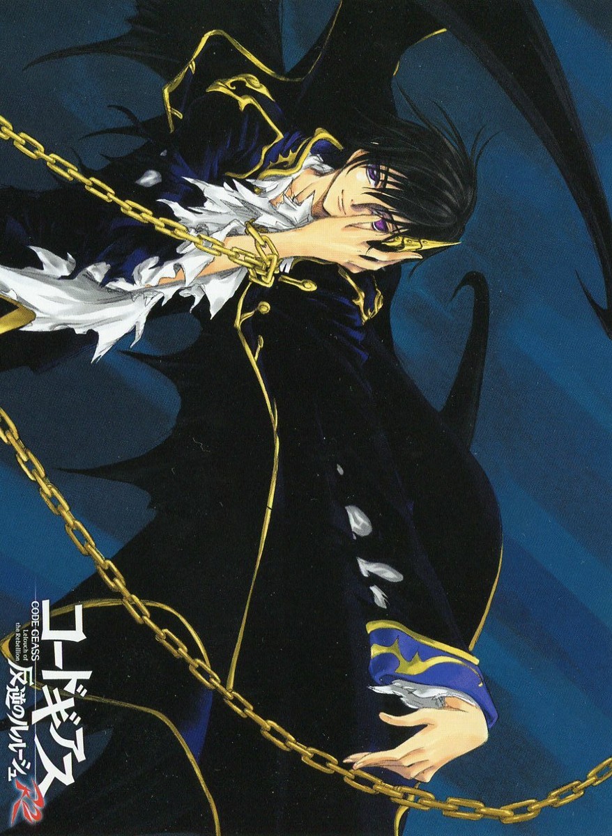 2 pcs postcard card promo Code geass anime Lelouch Zero Schneizel