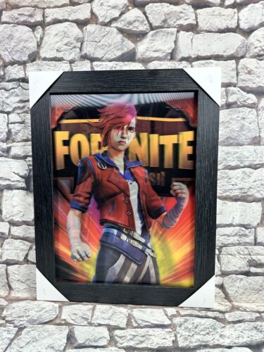 Fortnite 3D Framed Picture 3 Images In 1 Frame PlayStation Xbox Online Game - Afbeelding 1 van 6