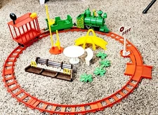 1976 Remco McDonald's  Train Toy Set Works Has Key To Wind It