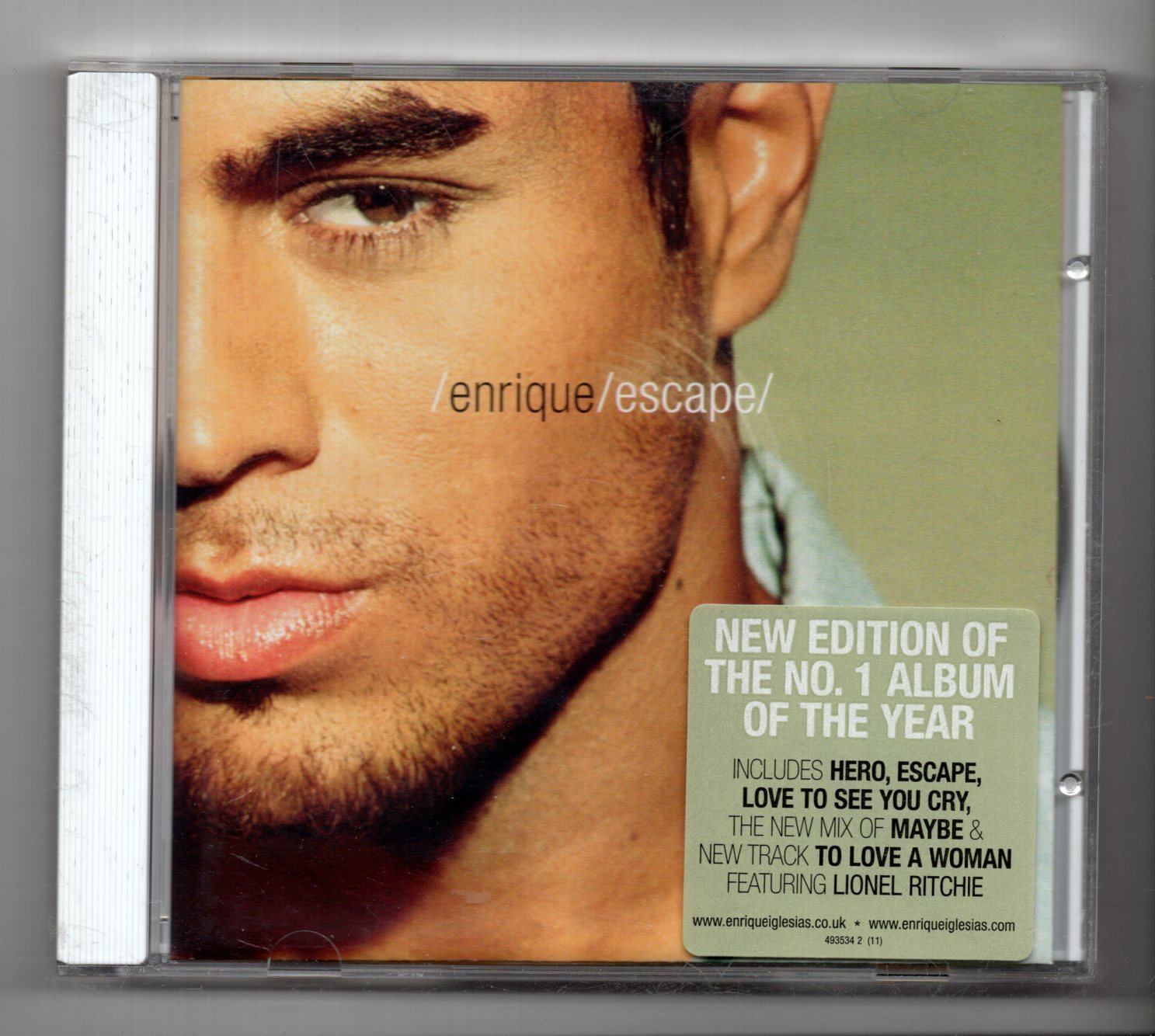 (KI636) Enrique Iglesias, Escape - 2002 CD