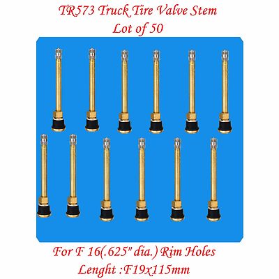 50 Kits TR573 Truck Tire Valve Stem Wheels 22.5 /24.5 For Rim Φ.625