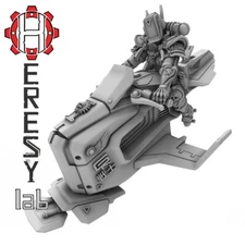 Sister of Mercy on Jet Bike HL81 28mm Imperial Guard Sisters Battle Heresy Lab