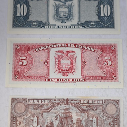 1988 Ecuador 1,5,10,20,50,100 Sucres 6 Piece lot (no324) - Picture 14 of 14