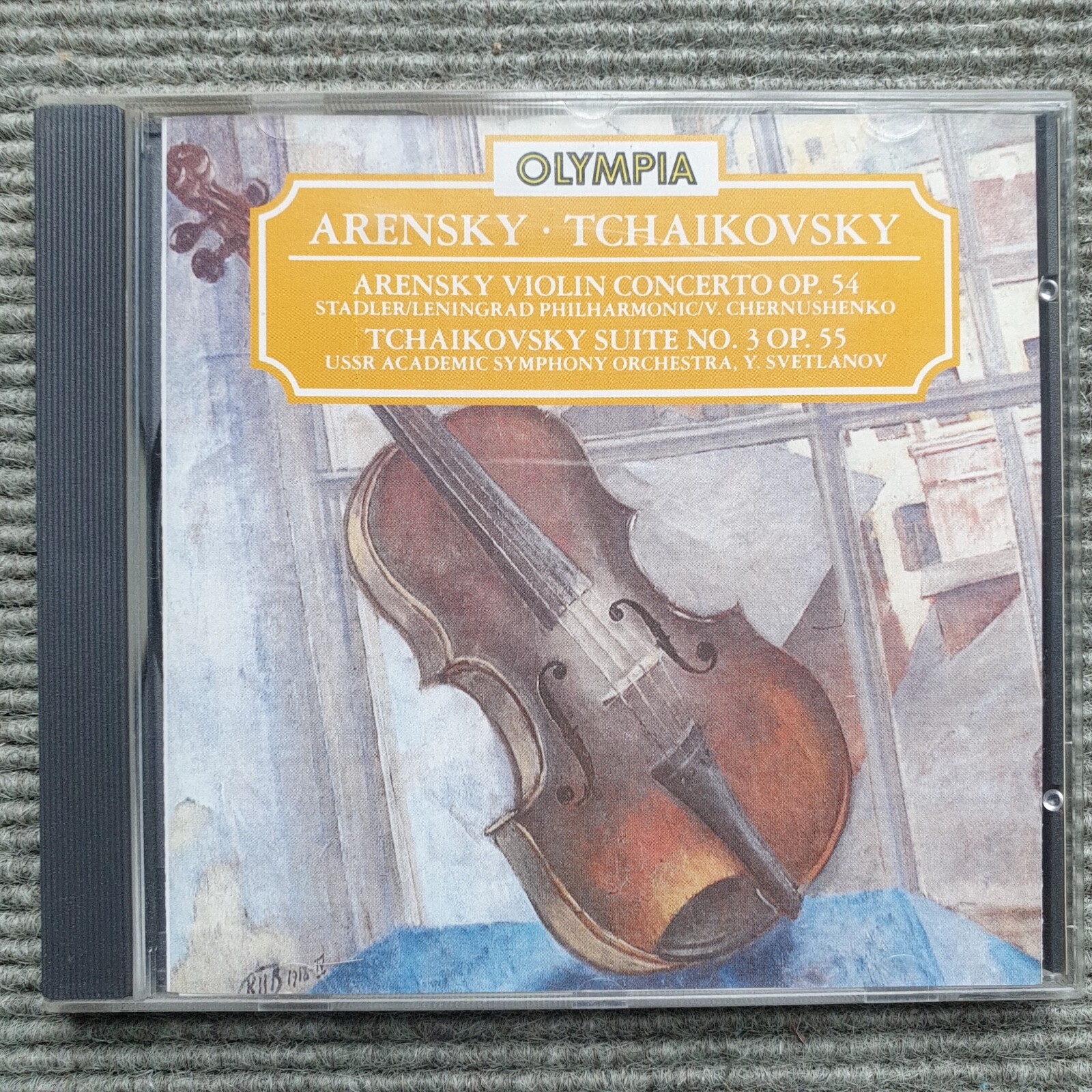 Arensky Tchaikovsky Arensky Violin Concerto Op. 54 / Tchaikovsky Suite ...