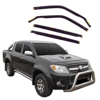 Windabweiser Regenabweiser Heko FüR Toyota Hilux 2005-2015 4-Tlg