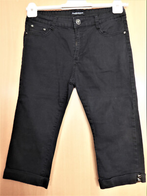 3/4 PRIMO & SECONDO Capri Hose Gr.  S / 48 schwarz