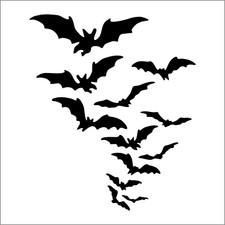 Bat Colony Vinyl Decal / Sticker 2(TWO) Pack
