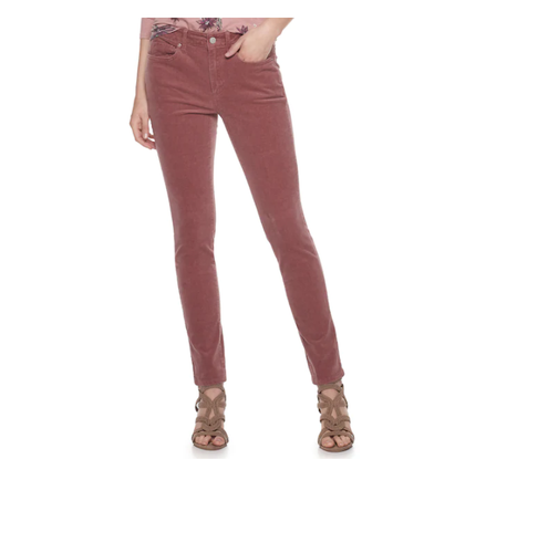 High Rise Skinny Corduroy Pants Sizes 