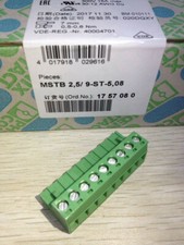 5 pcs Phoenix Contact 1757080 MSTB2.5/9-ST-5.08