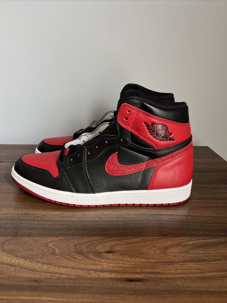 Nike Air Jordan 1 Retro High OG 2016 Bred Banned Black Red Nike Air Jordan 1 Retro High OG 2016 Bred Banned Black Red
