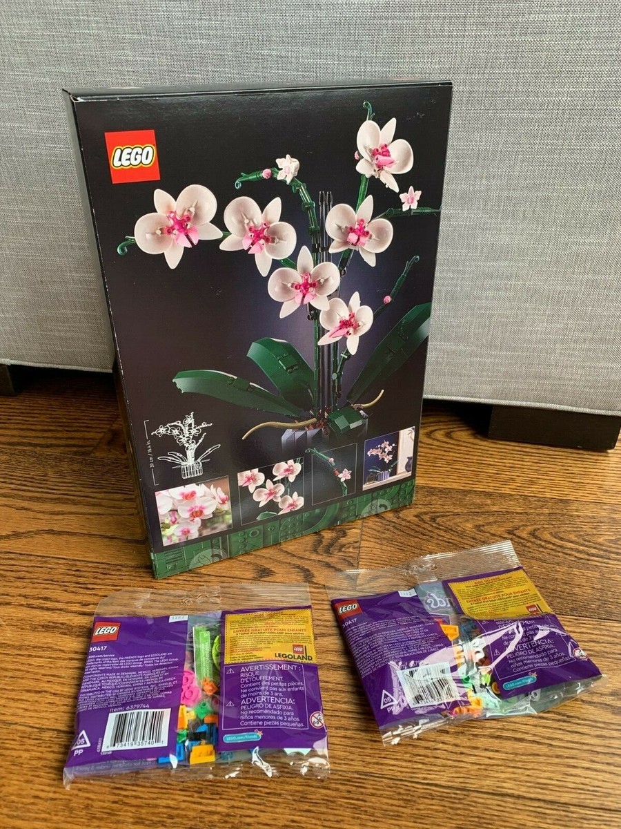 LEGO Orchid 10311 Botanical Collection Set - Two Flower Polybags