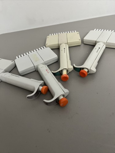 One THERMO Fisherbrand Finnpipette 5-50uL 12 Channel Pipette Pipetman Working - Afbeelding 4 van 4