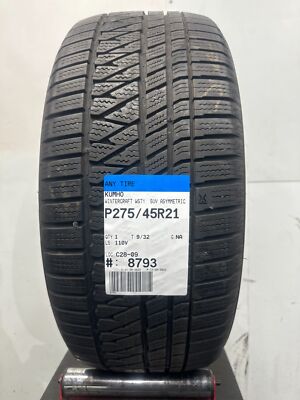 1 Used Kumho Wintercraft WS71 SUV Asymmetric P275/45R21 2754521 275/45/21 9/32