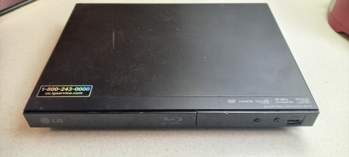 LG Model BP125 Blu-Ray DVD Player Black - no remote | eBay