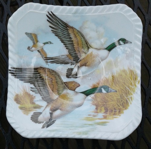 4 Royal Adderley Pin Trinket Coaster Ashtray Dish Game Birds Duck Quail - Picture 4 of 7