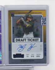 Ke'BRYAN HAYES '21 CONTENDERS BLUE PARALLEL ROOKIE AUTO-SERIAL #/99-GRAB IT NOW!