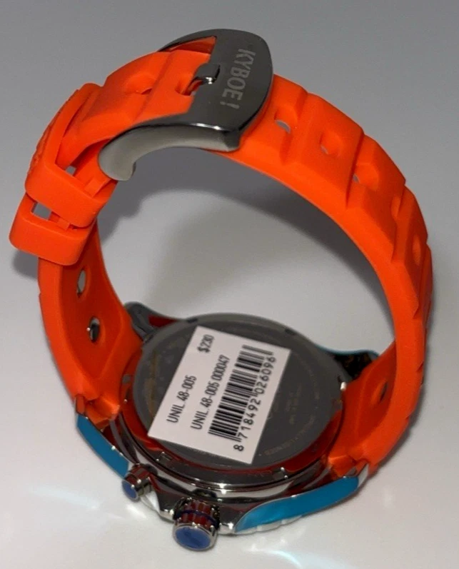 College Sport Auburn Tigers оранжевый и синий часы совершенно новый в коробке $230 - Изображение 3 из 4