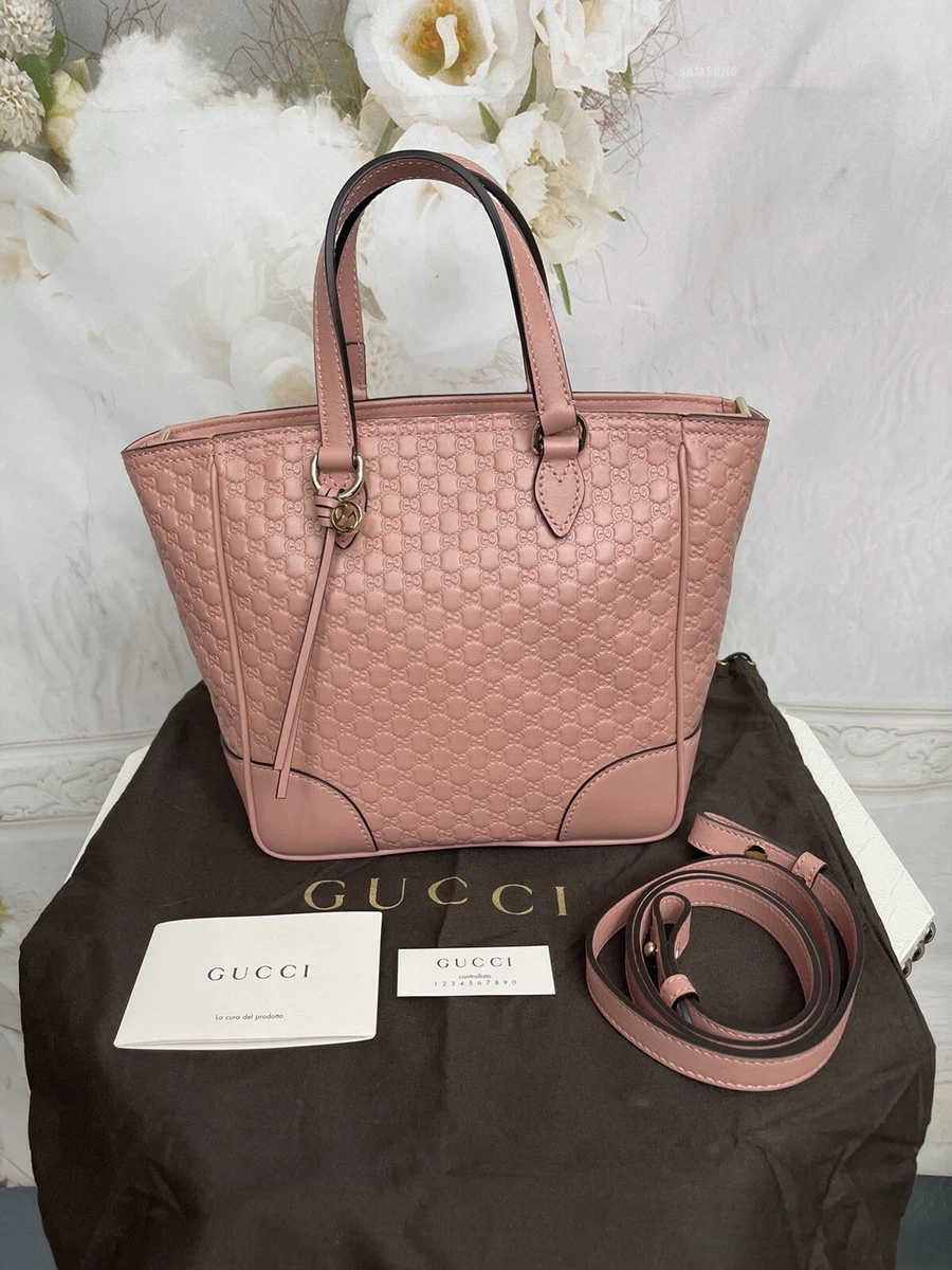 GUCCI SMALL PINK MICROGUCCISSIMA BREE TOTE/SHOULDER BAG BRAND NEW MSRP  $1600 💕