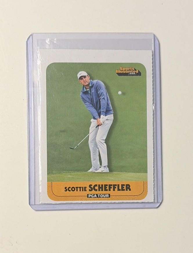 Scottie Scheffler 2022 Sports Illustrated SI For Kids Card 1026 PGA Masters Open