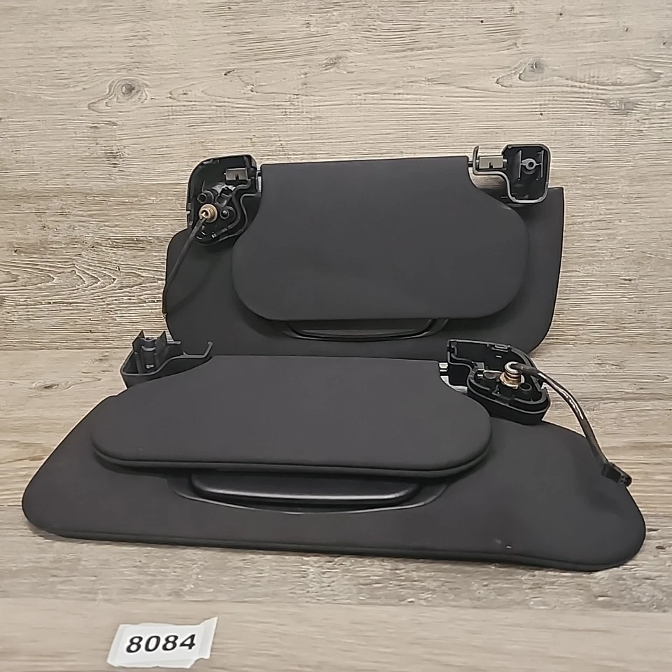 2003 2006 Lincoln LS Sun Visor Set Black Driver Side Pair Black 2004 2005 - Image 3 of 4