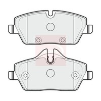 Apec Mini Mini Roadster R59 2011-2015 BremsbeläGe Vorne (R90)