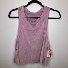 NWT FREE PEOPLE MOVEMENT Racer Back Tank Top Washed Lilac XS/S