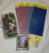 Yaley Beeswax Kit Honeycomb Style Blue & Rose- Comes With Candle Accents Too