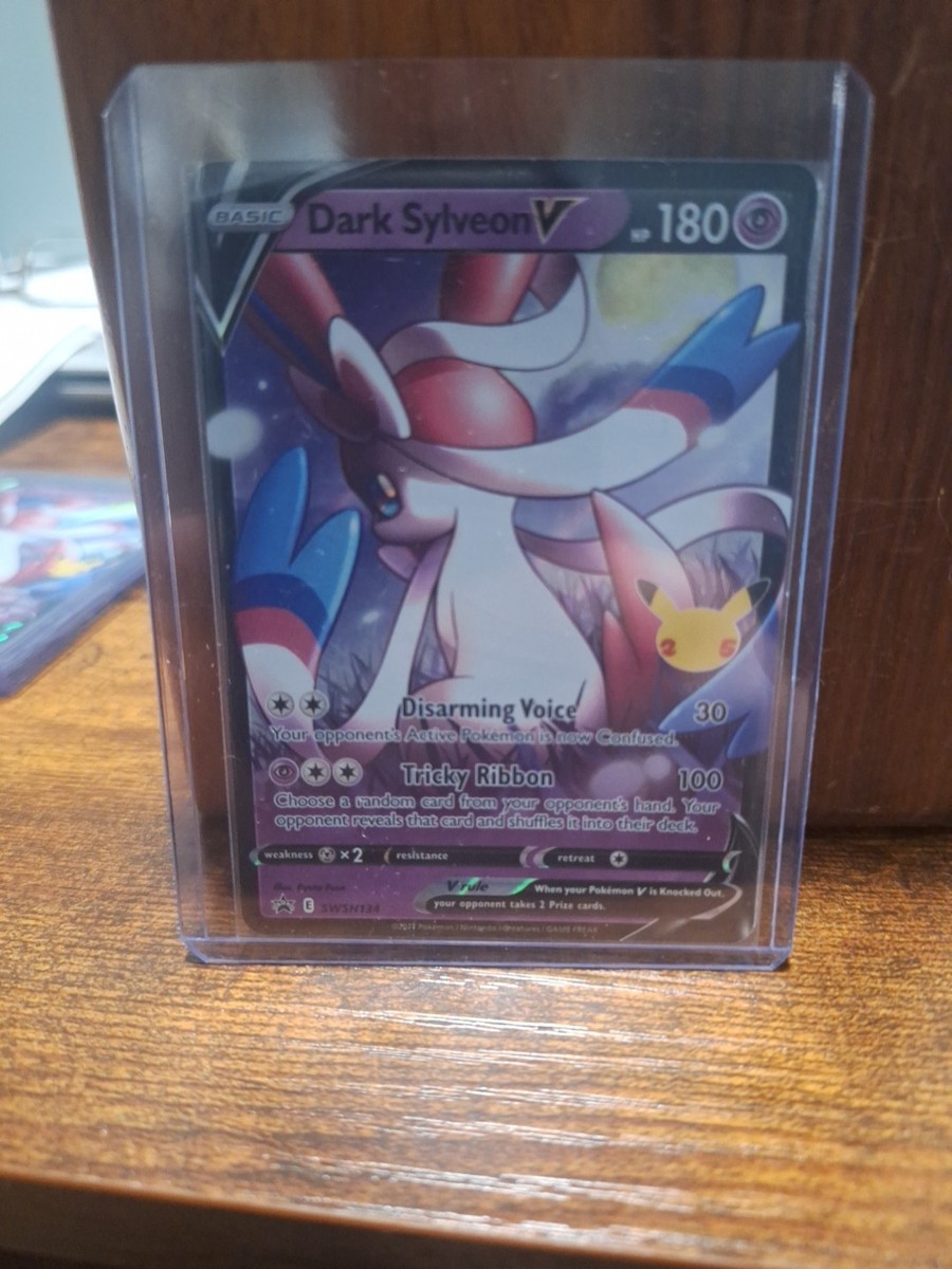 Pokémon TCG Dark Sylveon V Card Holo 180 HP Celebrations Promo
