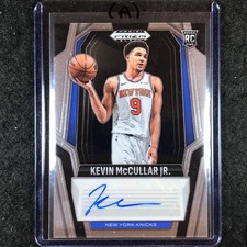 2024-25 Prizm Black KEVIN MCCULLAR JR. Rookie Signatures Auto Base #KMJ (A)
