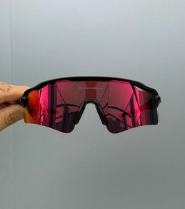 Oakley Radar EV Voie OO9208 Lunettes de soleil légères Matte Black Frame Prizm Red