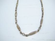 Vintage 3.4mm A Z 1-10 Gold Filled Watch Fob Chain 15.5"