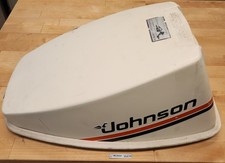 Nice OEM OMC Johnson Evinrude 15hp 9.9 Engine   Cowl 1974-'92