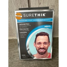 SureThik Men's Hair Thickening Fibers Light Brown 30g Kit with Sprayers Tools