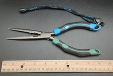 9 MUSTAD Straight Nose Fishing Pliers w/Lanyard