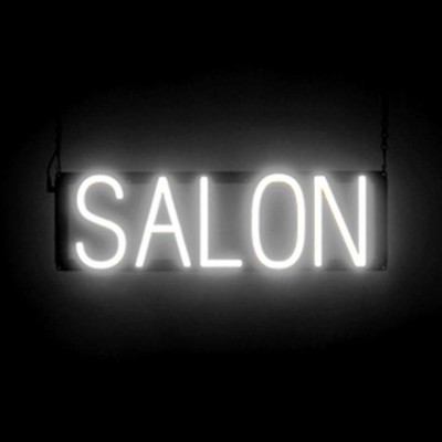 SpellBrite SALON Sign | Neon Salon Sign Look, LED Light | 20.8'' x 6.3''