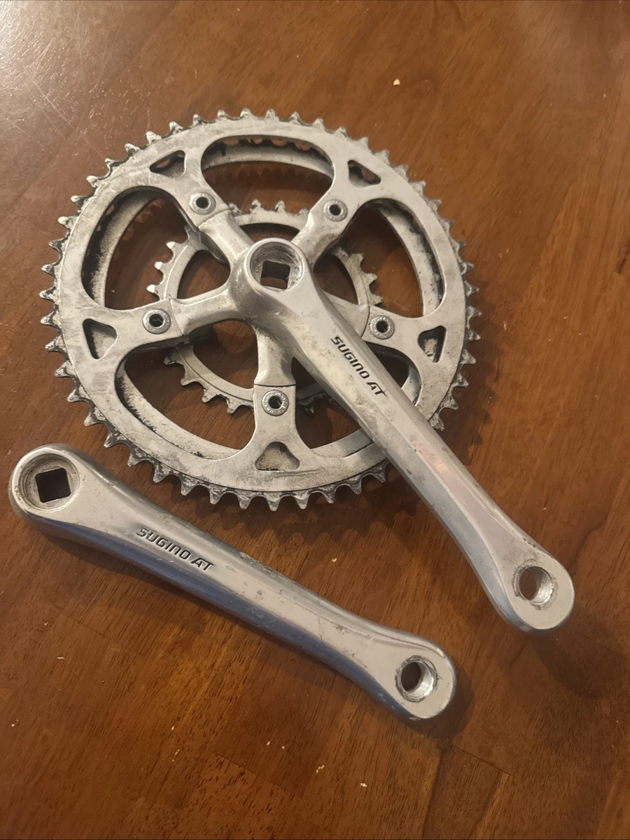 Sugino Bicycle Cranksets with Triple Chainrings 170 mm Crankarm