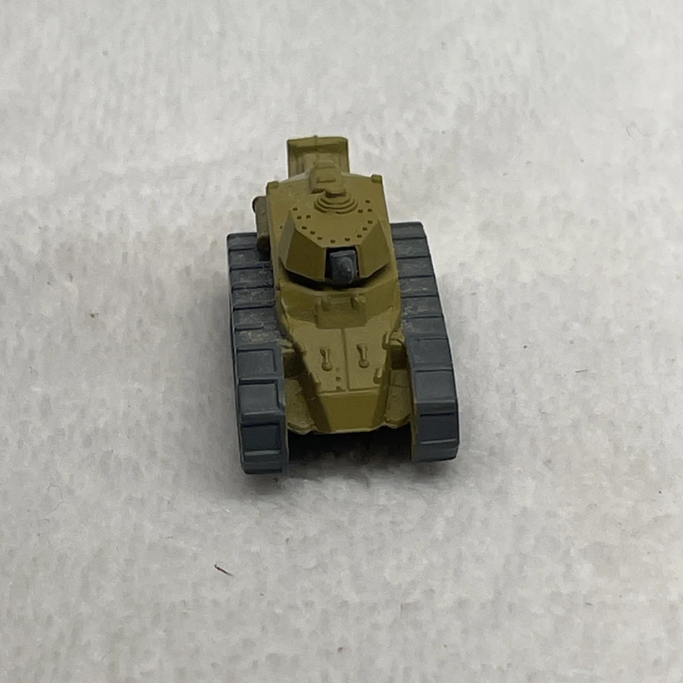 Tarjeta de juego Micro Machines Galoob 1987 Militar Primera Guerra Mundial Renault FT17 Tank Spade Foto 4 de 4