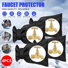4x Outside Tap Cover Winter Frost Jacket Insulation Garden Tap Thermal Protector
