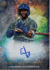 2022 Bowman Inception Primordial Prospects Auto #PPAEL Eddys Leonard Auto /99 BB