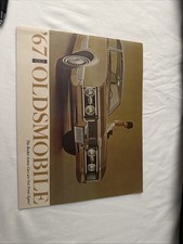 Original 1967 Oldsmobile Sales Brochure Contains Chassissafery Parts Catalog