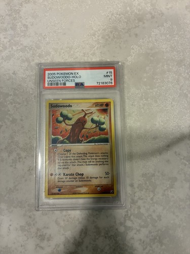 Sudowoodo graded PSA 9 for sale on eBay