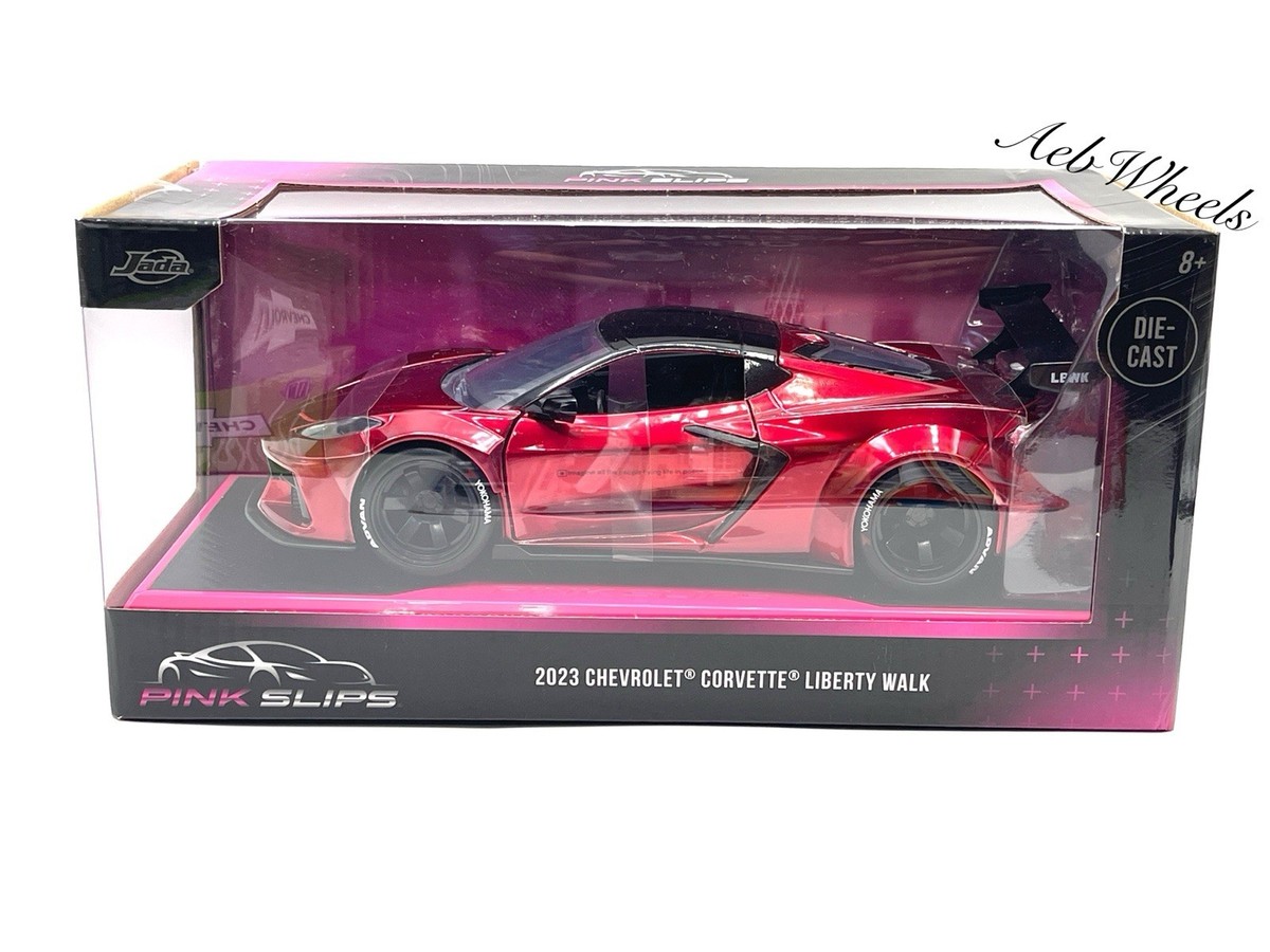 ミニカー Jada LIBERTY WALK CORVETTE C8 Jada 1/24 Pink Slips 2023 Chevrolet Corvette C8 Liberty Walk LBWK